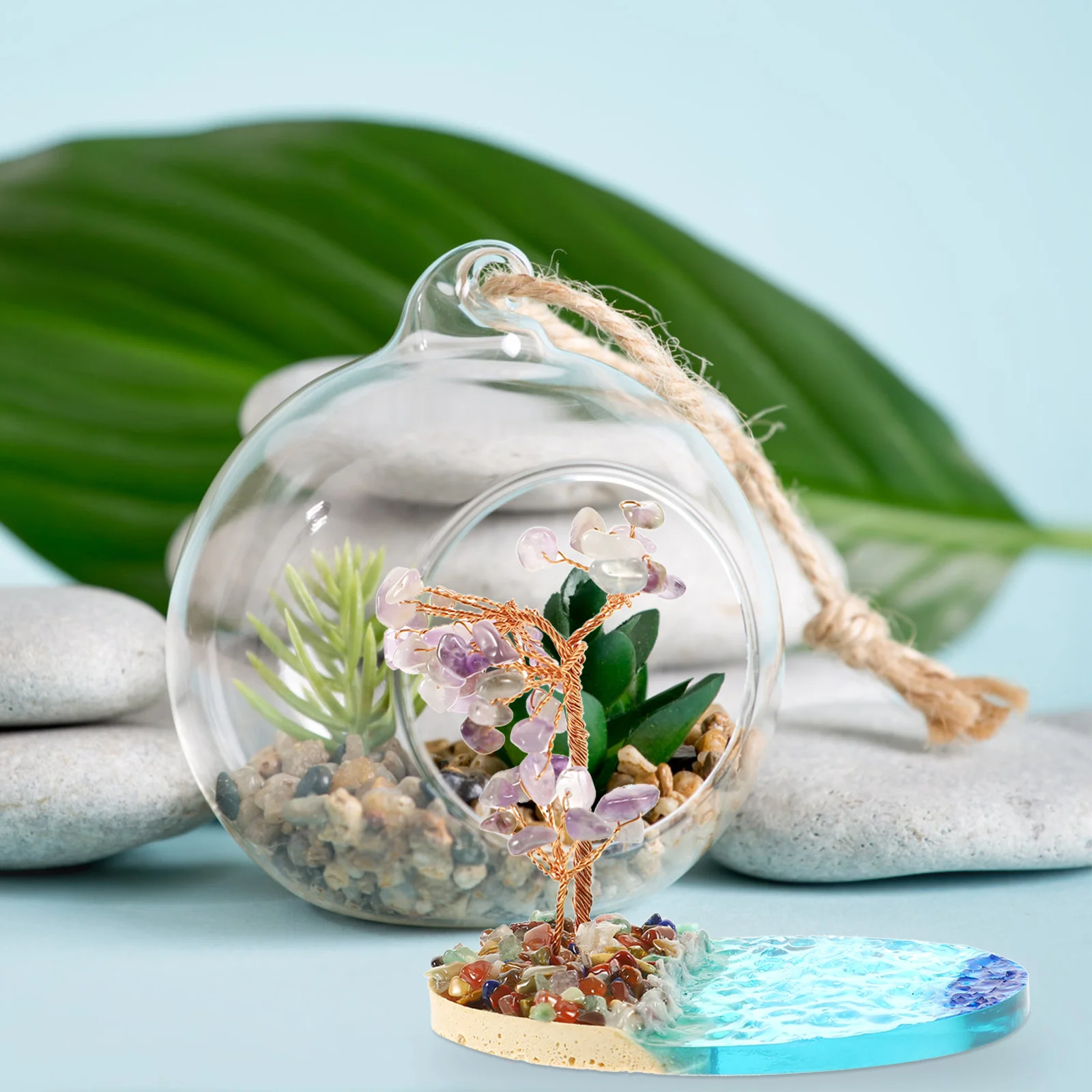 

Landscape Ornament Landscape Decor Resin Ornament For Desktop Miniature Home Decor Shelf Scene Layout