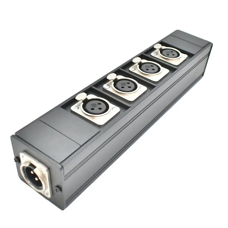 3XLR CALON SEGUR converter PUD Power strip socket male and female Aluminum alloy housing Adaptor