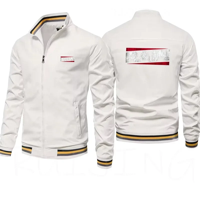 

Autumn oversized stand-up collar zipper outdoor jacket for men, sun and wind protection jacket, baseball jacket top