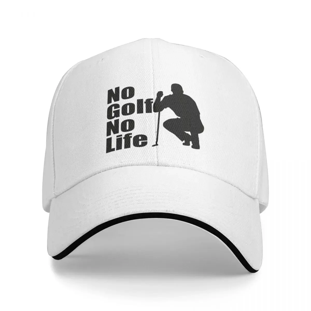 No Golf No Life Cap Baseball Cap fishing hat military tactical caps hat for women 2023 Men's