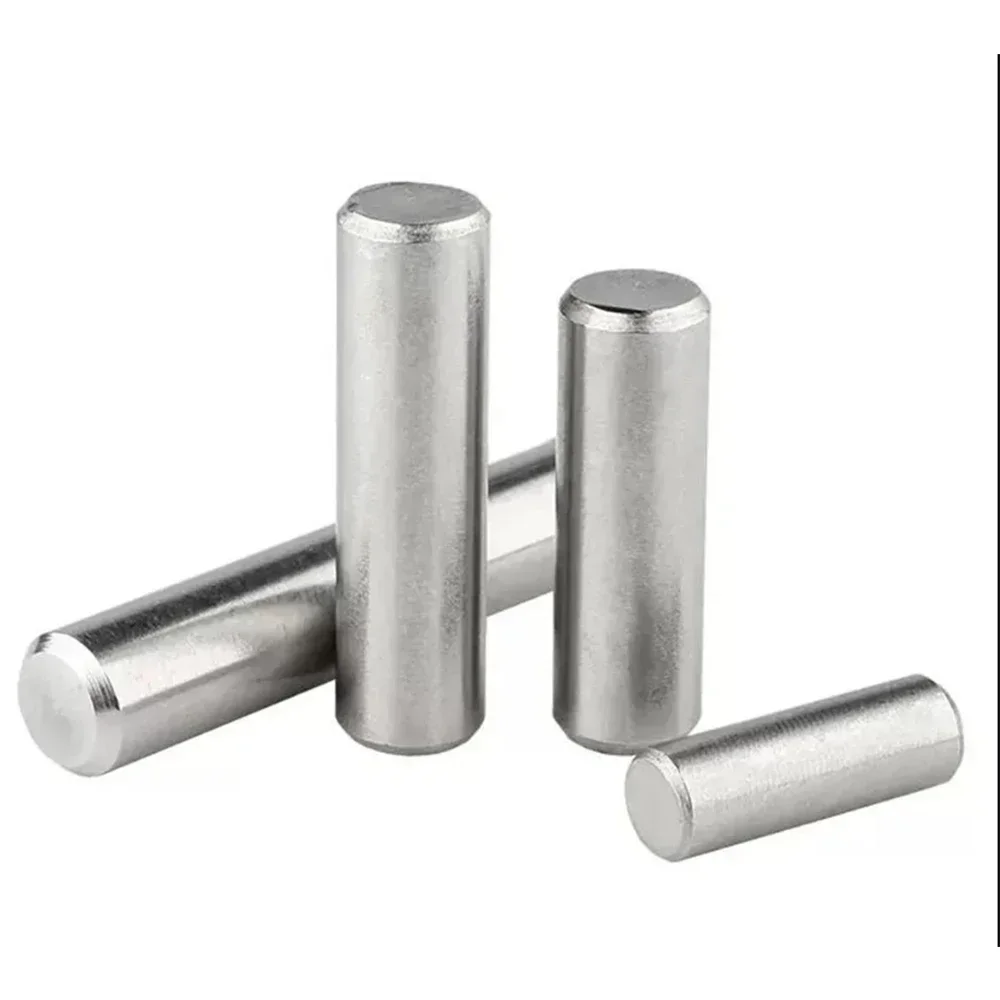 M3 M3.5 M4 Cylindrical Locating Dowel Pin 304 Stainless Steel Fixed Shaft Lock Pins Round Bar Solid Rod L=5/6/8/10-100mm