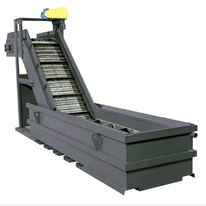Steel Hinged Belt Chain Type  Machine Tools Accessory Chip Conveyor For CNC Machine