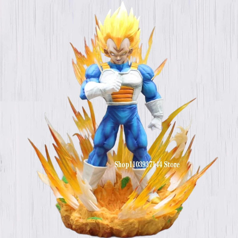 

34.5cm Dragon Ball Super Manga Toy CS Majin Vegeta Action Figures Super Saiyan Model Anime PVC Collectible Decor Ornament Toys