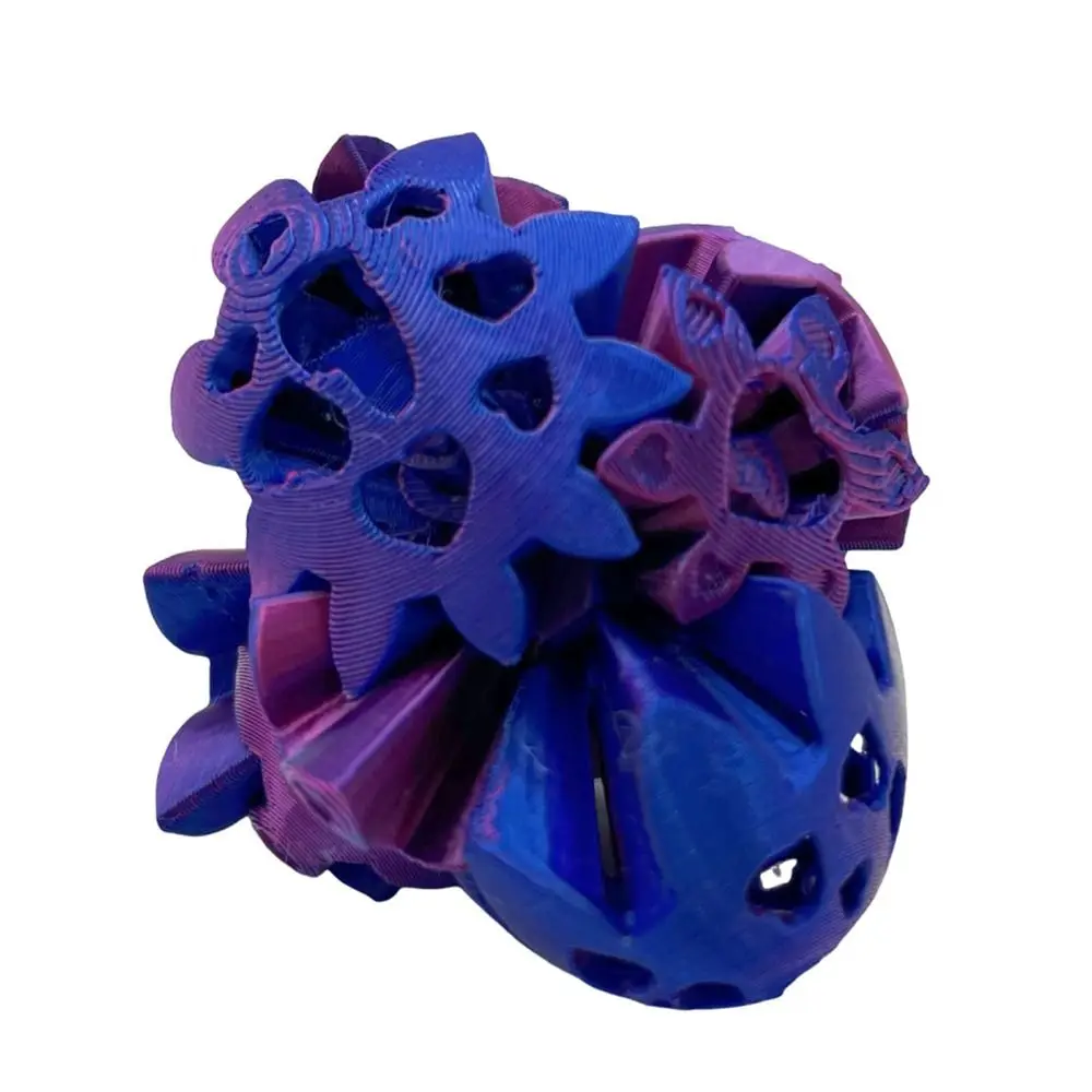 Impossible Spiral Heart 3D Printed Gear Ball Heart Anxiety Relaxing Decorative Ornaments Fidget Toy Stress Stress Ball