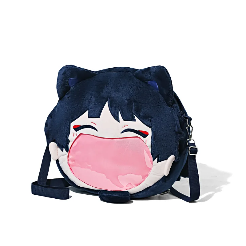 Genshin Impact Wanderer Raiden Shogun Kaedehara Kazuha Cartoon Anime Itabag Backpack Holiday Gifts for Anime Fans & Gamer Gifts