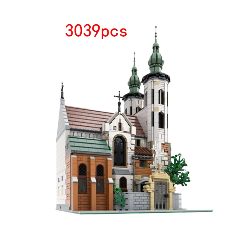 MOC-124447 Assembled Building Block House Series para Crianças, Pequenas Partículas, Modelo DIY, Puzzle Toys, Spot