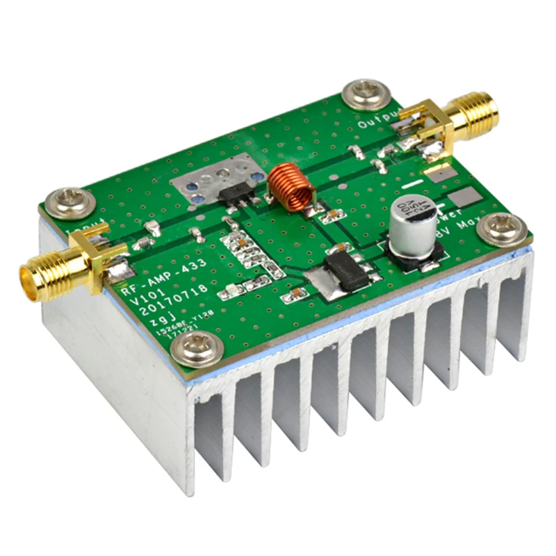 433Mhz 8W Power Amplifier Board RF HF High Frequency Amplifiers Digital Power Amplificador