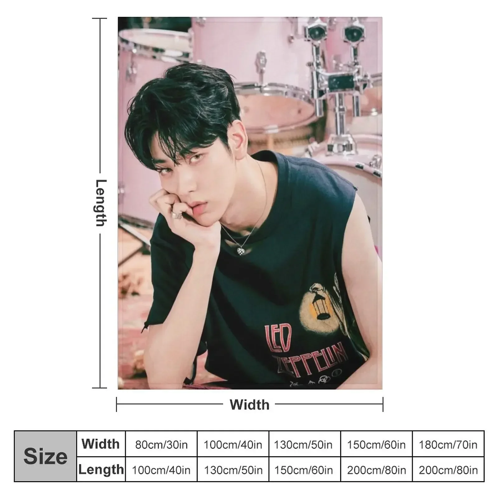 soobin Throw Blanket Custom Blankets For Bed Shaggy Blankets