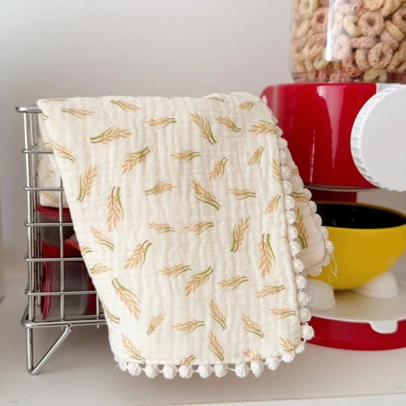 

J15U Muslin-Towel for Infant Multi-use Facecloth Skin Friendly 6-Layers Handkerchief