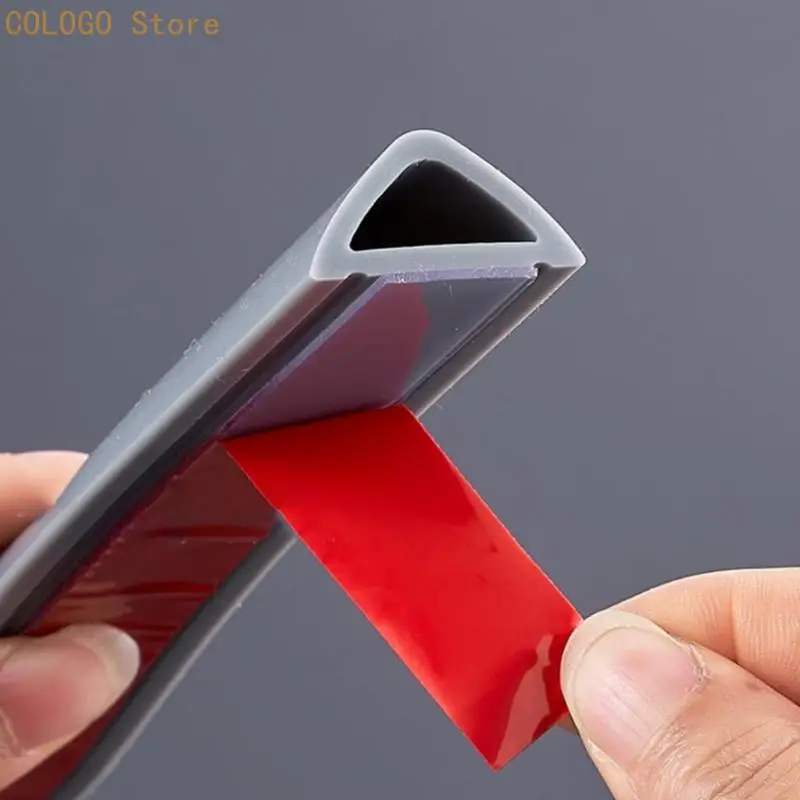 Sink Side Water Guidance Dam Silicone Adhesive Barrier for Kitchen Line Shower Threshold and Bath Wash Joint Use D0LD