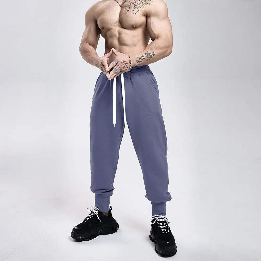 Stretch Sweatpants Men's Threaded Trousers Basketball Training Pants Invisible Open Crotch Outdoor Sex Fitness Jogging Pant