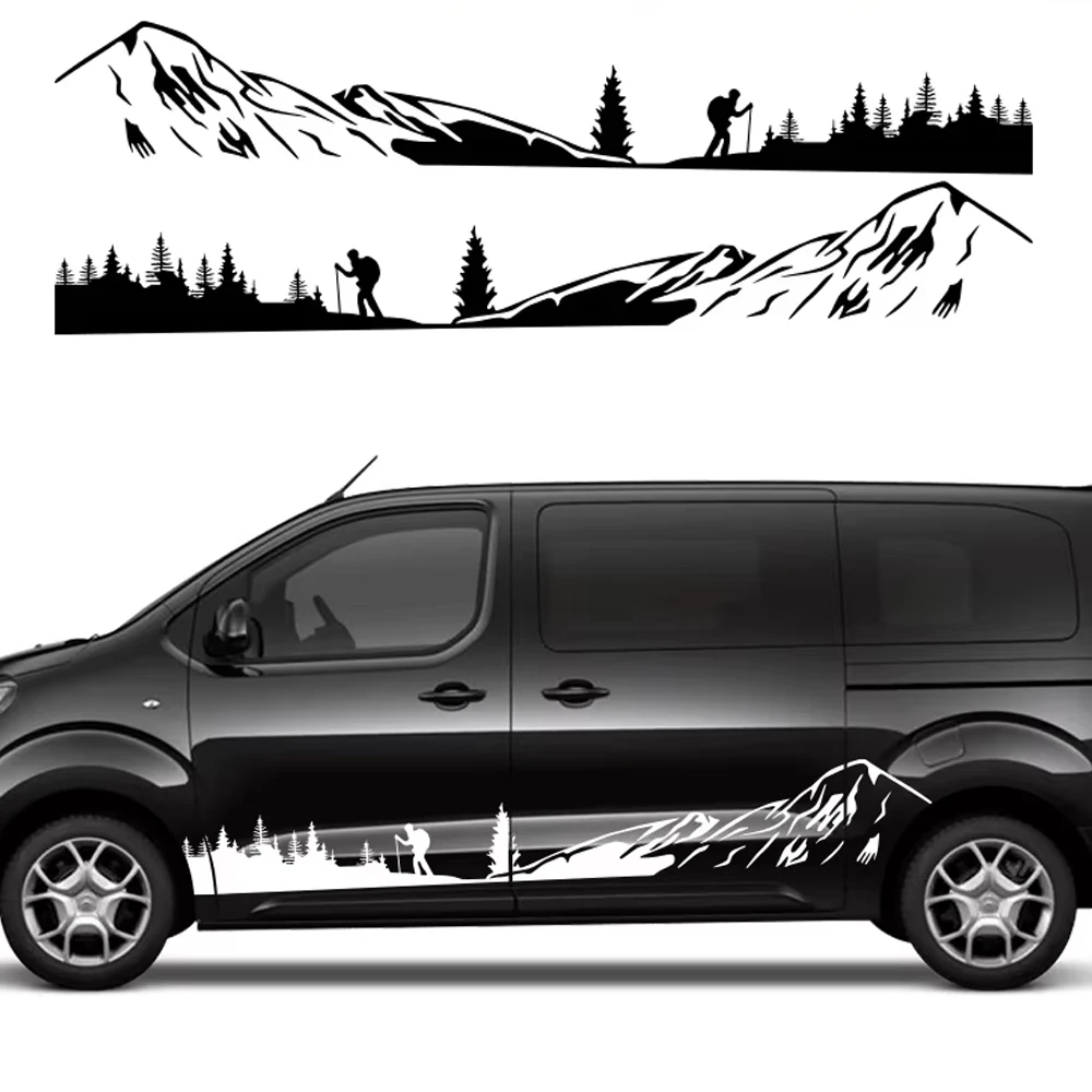 

Van Stickers For Citroen Spacetourer E C4 XS M XL MPV Camper Minivan Car Mountain Hiking Edition Decal Auto Tuning Accessories