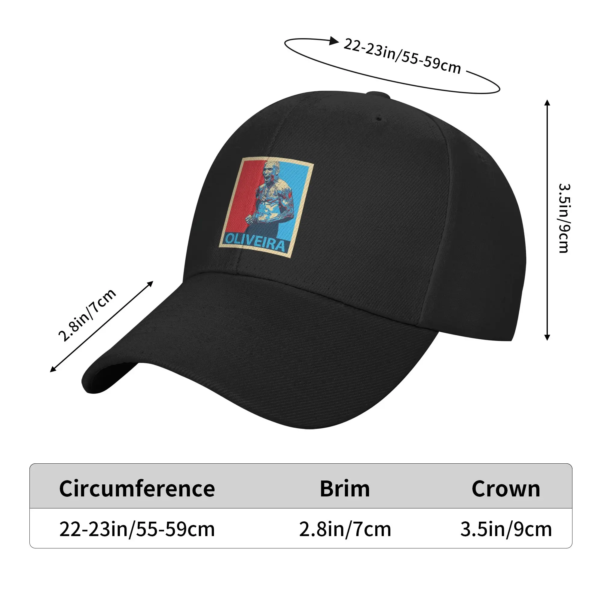 Charles Oliveira Trending Design Baseball Cap y2k Retro Trucker Hat Summer Couple Women Outdoor Sport Snapback Cap 5