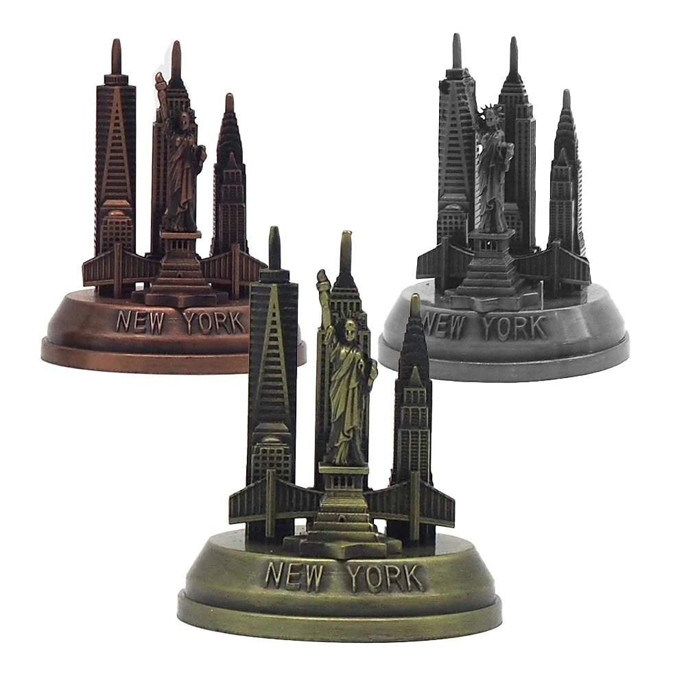 

Statue of Liberty Empire State Building Freedom Tower Chrysler Building New York Landmarks Building Model Decoration Accessories