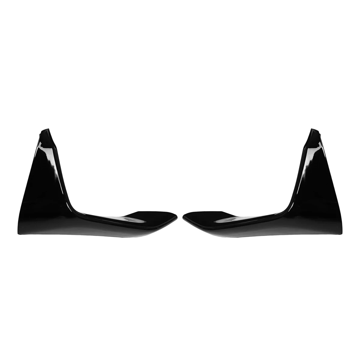 Pair Front Bumper Fog Lamp Grill Trim Air Blade Splitter Lip Side Spoiler Guard BodyKits For BMW F80 F82 F83 M3 M4 2014-2020