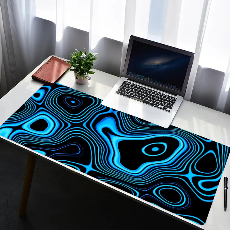 

Mouse Pad PC Non Slip Rubber HD Mousepad Laptop Gamer Cabinet Keyboard Pad Office Computer Gaming Strata Liquid Desk Mouse Mat
