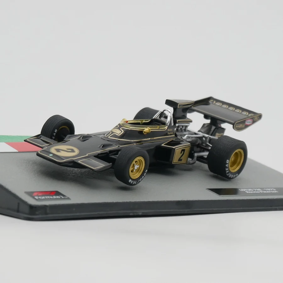 

Ixo 1:43 Racing Lotus 72E 1973 Ronnie Peterson Diecast Car Model Metal Toy Vehicle