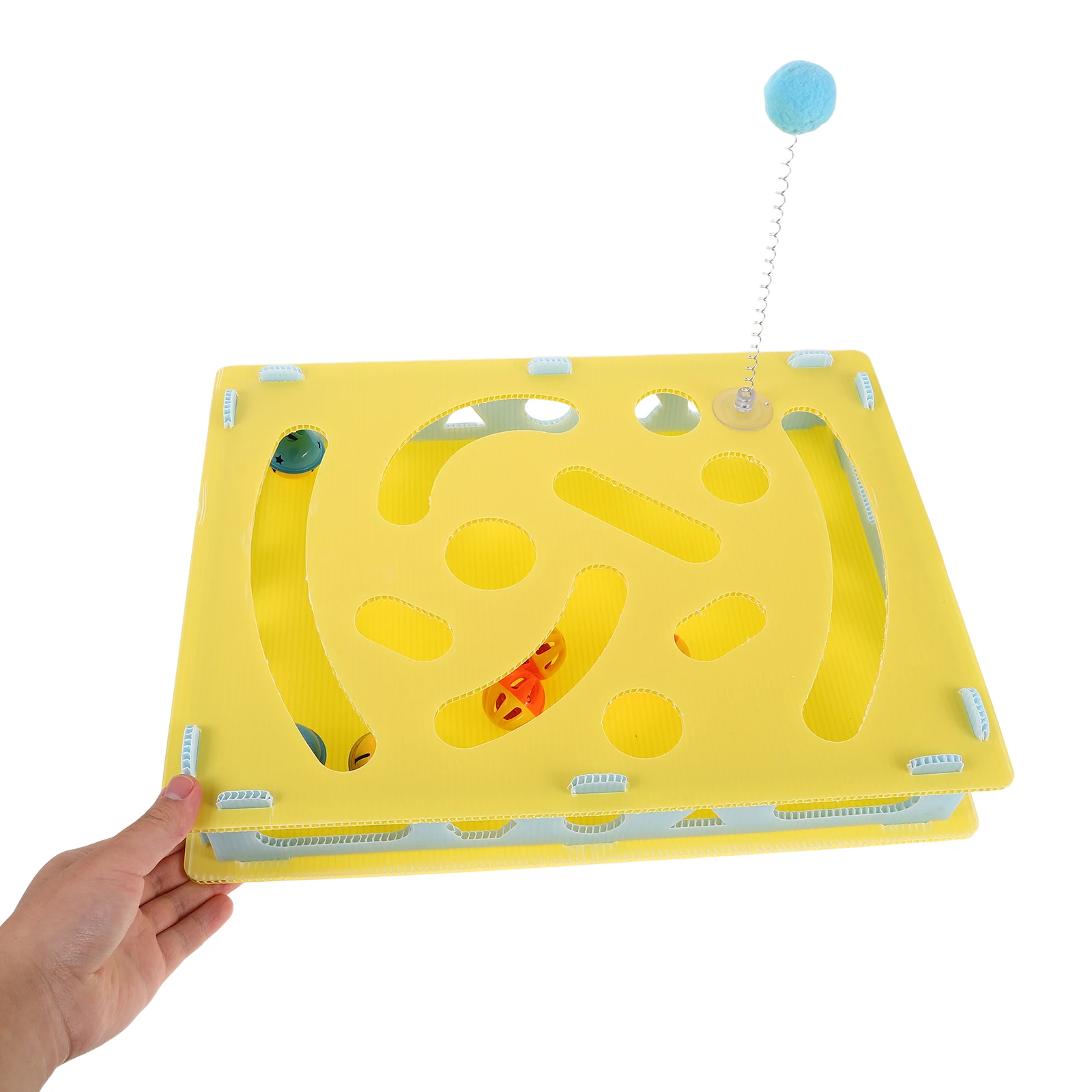 

Cat Indoor Puzzle Maze Treat Dispensing Slow Feeder Interactive Enrichment Pet Supplies Kitten Fun Cat Toy