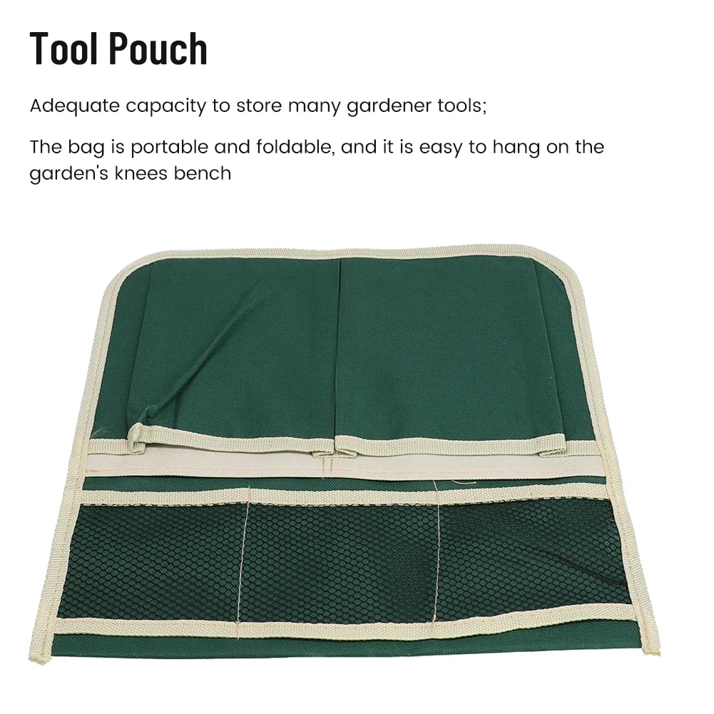 Imagem -03 - Garden Kneeler Storage Pouch Bolsa de Ferramentas Portátil Cadeira de Joelhos Multi Pocket Toolkit Pode Facilmente Anexar ao Jardim