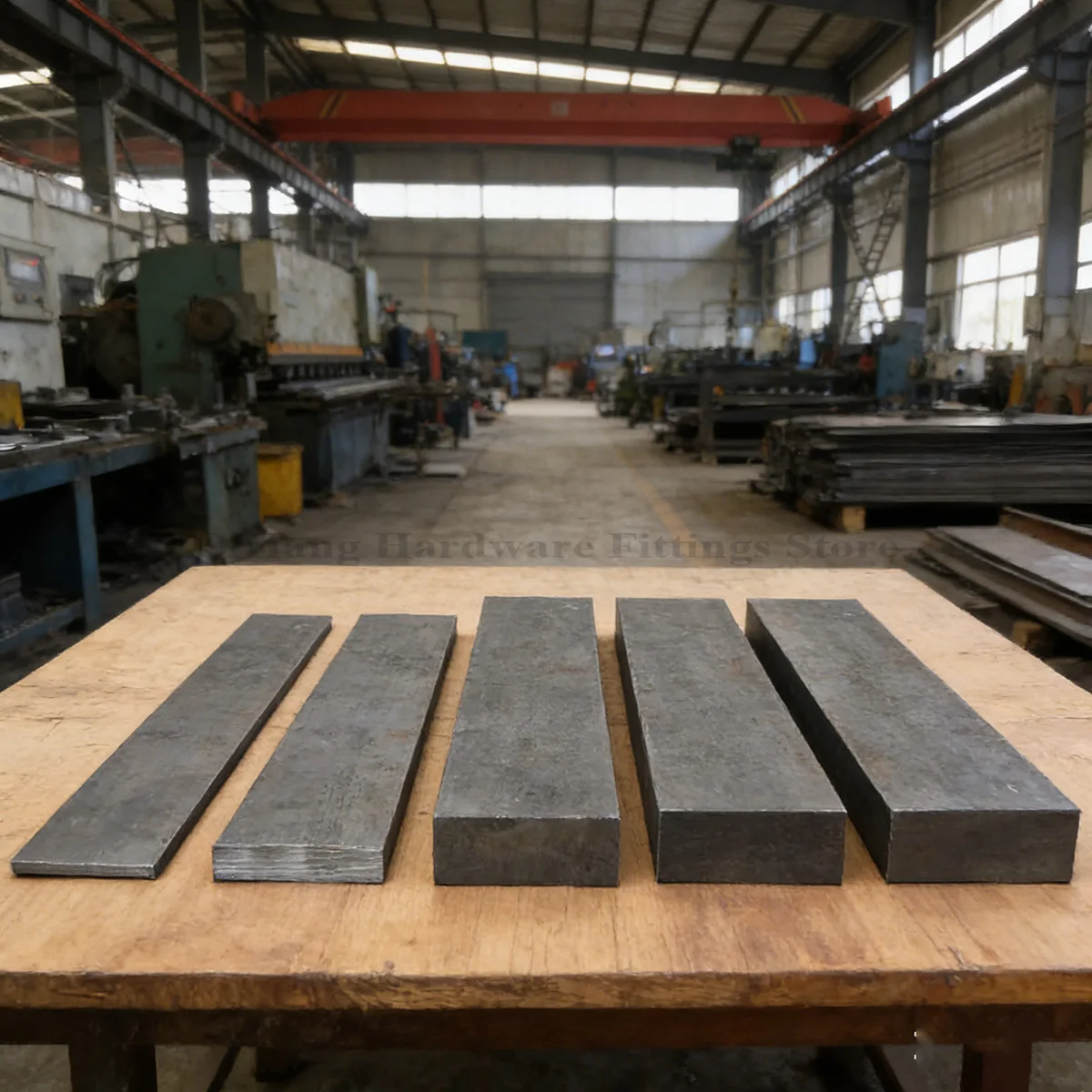 1Pc 500mm A3/Q235 Flat Steel Bar, Cold Drawn Iron Strip 2-6mm Thick, Laser Cutting Custom Cut Metal for Industrial DIY Hardware