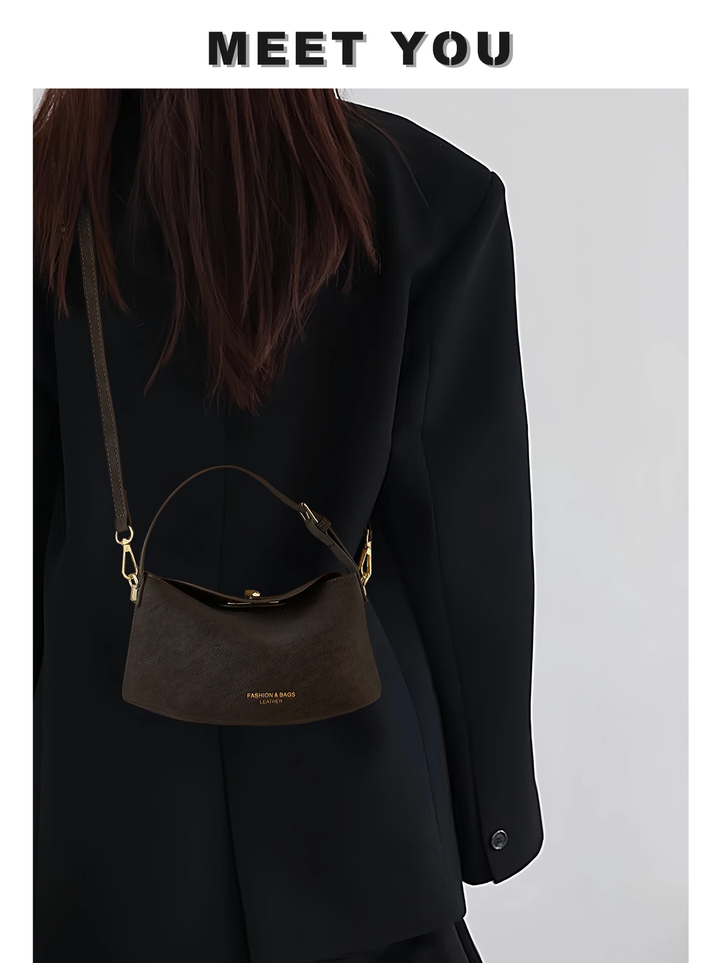 

Cé Brown Women's Buet Handbag Luxury mat Sle Crossbody Satchel Soft PU Leather Casual Everyday Bag