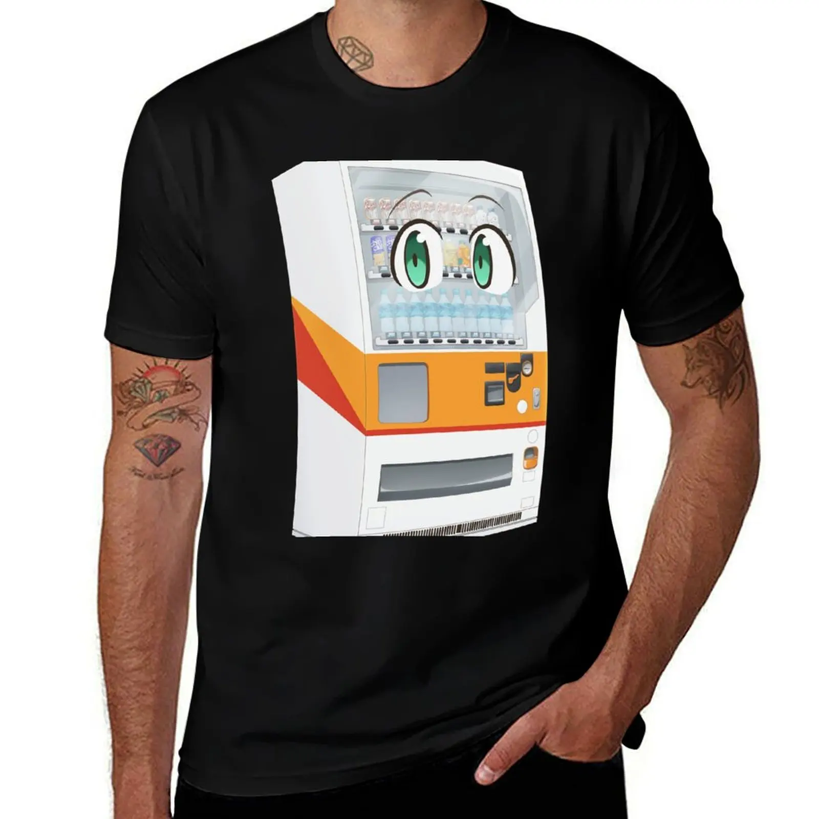 

Reborn as a Vending Machine, I Now Wander the Dungeon T-Shirt cotton t shirt man t shirts for man cotton soft T-Shirt