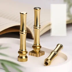 Wax for Stamp Wax Bamboo Handle Children Stamps Wax Stamp for Wedding Craft Supplies Stamps for Card Making Wax for Seals SB062