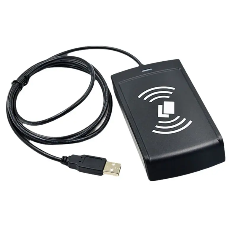 

ABZZ-USB RFID-ридер, считыватель IC-карт, USB HID-ридер смарт-карт, поддержка систем Windows и Linux