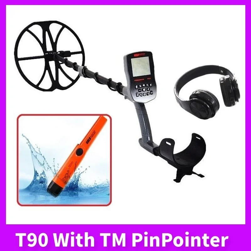 

Gold Hunter T90 Metal Detector Waterproof Gold Detector PinPointers Gold Silver Treasure Hunter