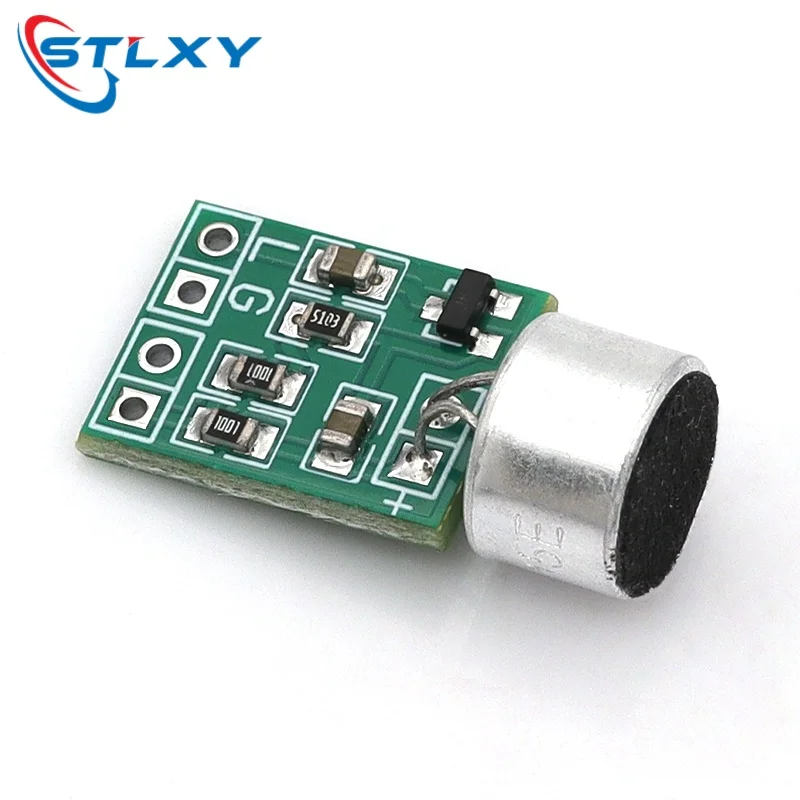 Stlxy Mini Microphone Audio Amplifier Module Speaker Circuit Board DC 2.5-9V 14x12mm Mic Accessories