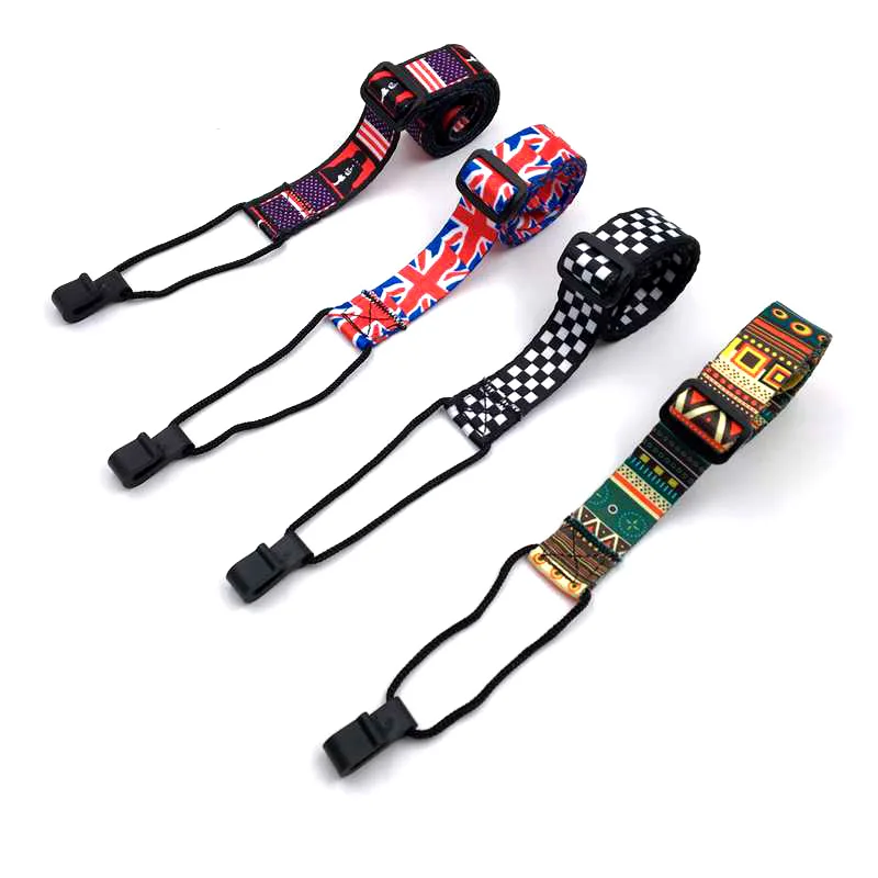 Ukulele Strap Adjustable Polyester High-Grade Printing Ethnic Style Pure Cotton Embroidery String Instrument Guitar Accessories