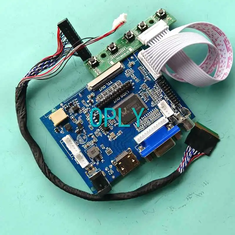 For LP101WSA HT101WSB Laptop LCD Screen Driver Controller Board AV VGA 40 Pin LVDS 1024*600 10.1