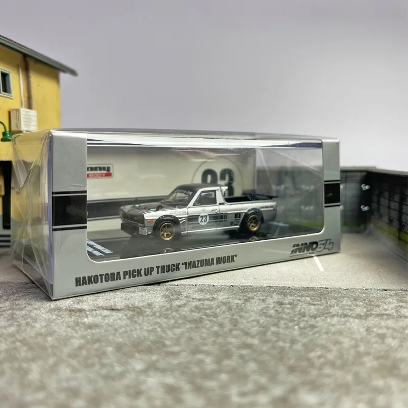 INNO 1:64 SUNNY HAKOTORA camioneta vehículo de Motor de aleación modelos fundidos a presión colección de juguetes de coches regalos de navidad para niños