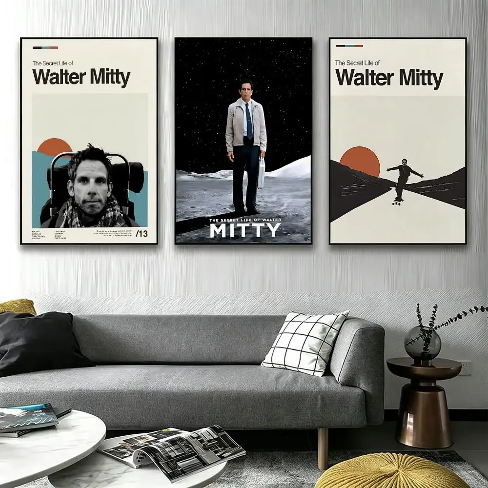 The Secret Life of Walter Mitty Poster Poster HD printing Sophisticated Style Wall Art Home Decor For Bedroom Living Room Gift