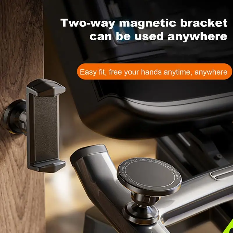 Gym Mate Magnetic Phone Mount &Double-sided Magnetic Suction Phone Holder for MagSafe. Shoot Hands-Free Videos While Working Out
