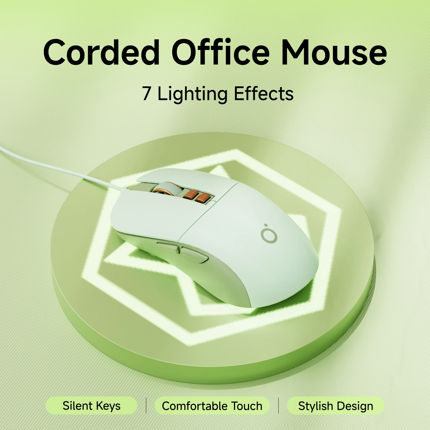EWEADN G309 Wired Gaming Mouse, Rechargeable, Silent, Ergonomic, for Office, Laptop, Desktop, PC,eSports, Comfortable, Versatile