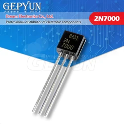 100PCS 2N7000 TO92 Small Signal MOSFET 200 mAmps 60 Volts N-Channel TO-92