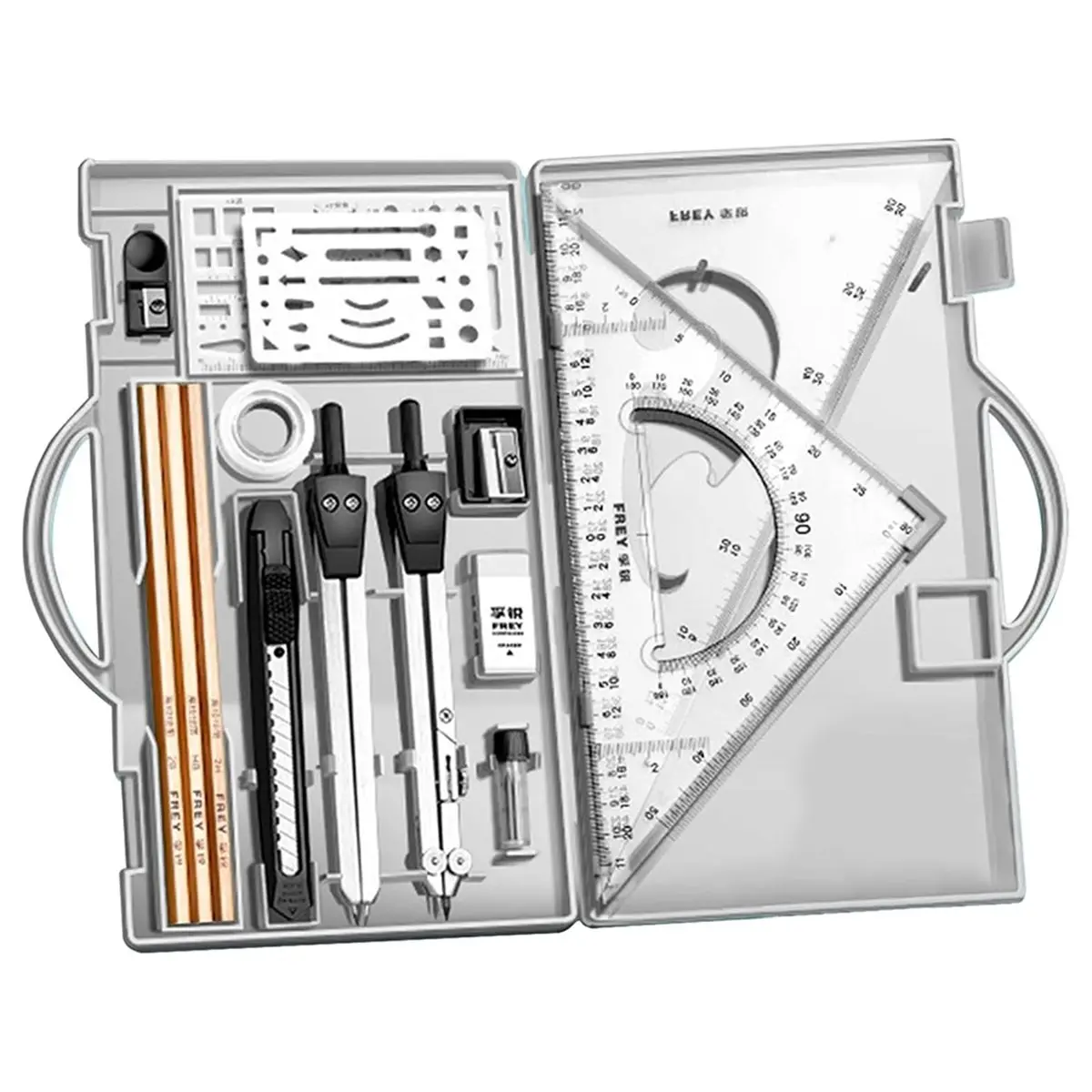 Best sales 2026 Geometry Compass Set - 16-Piece Math Tool Kit with Storage Box for Artists, Students, and Teachers