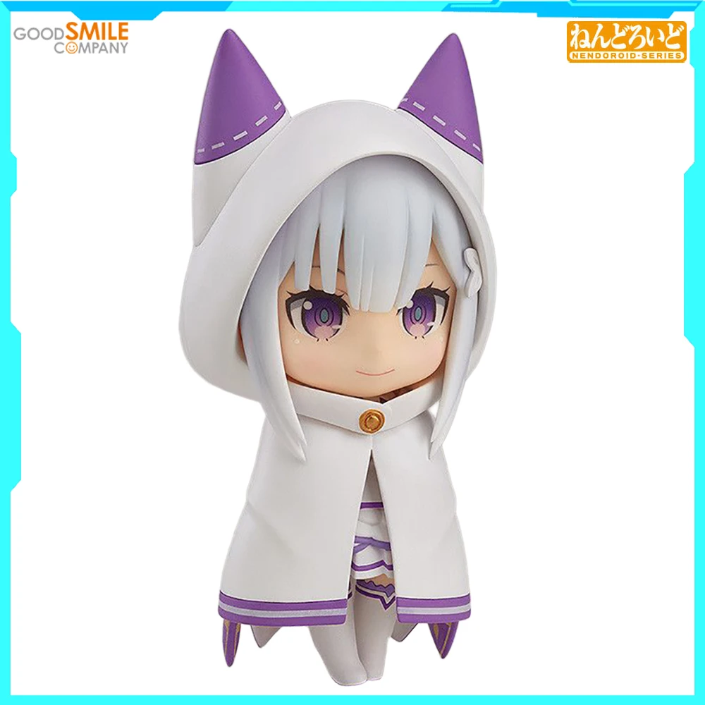 

100% Original in Stock Good Smile Company Nendoroid #751 Re:Zero Kara Hajimeru Isekai Seikatsu Emilia Puck Anime Figure Model