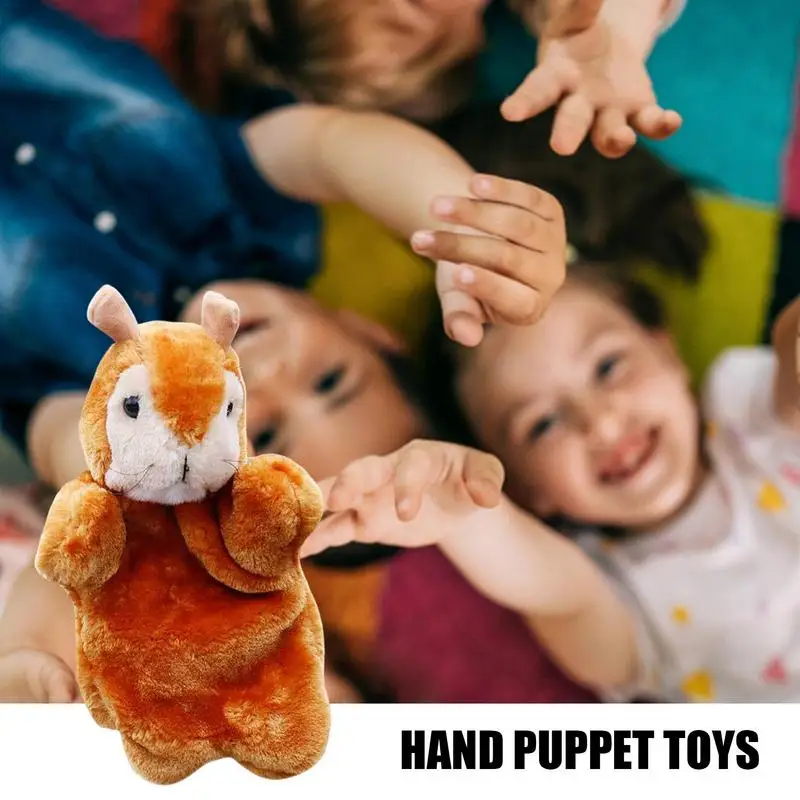 Tier handpuppen stimulieren ihr Lernen auf der Puppen bühne interaktives Stofftier spielzeug mit hochwertiger pp Baumwolle perfekt