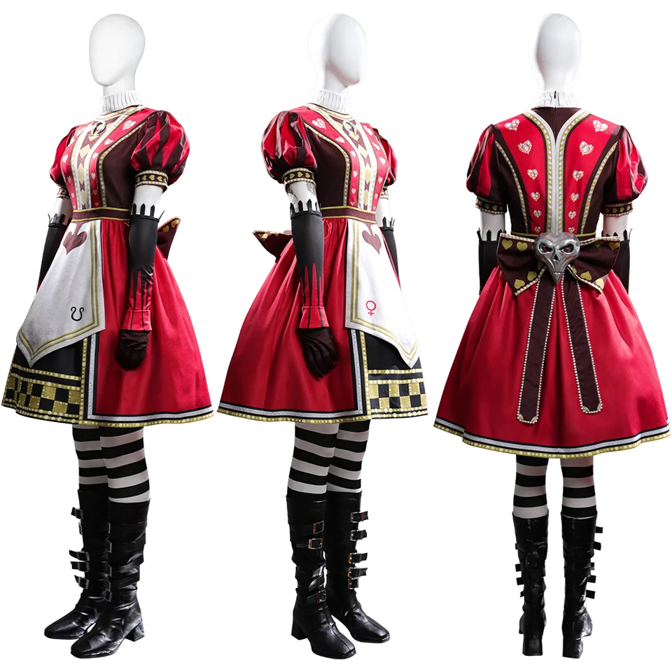 alice madness returns red queen dress Queen of Hearts