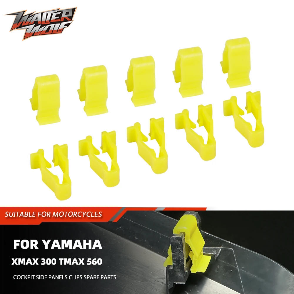 

2025 Motorcycle Fairing Bodywork Clips For YAMAHA XMAX 300 TMAX 560 For Tiger Sport 660 800 Cowling Side Panels Fastener Spare