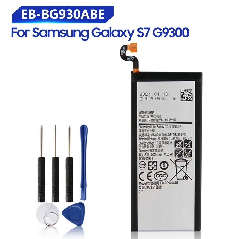 Replacement Battery For Samsung Galaxy S7 SM-G9300 G9300 G930F G930A G9308 EB-BG930ABA EB-BG930ABE 3000mAh