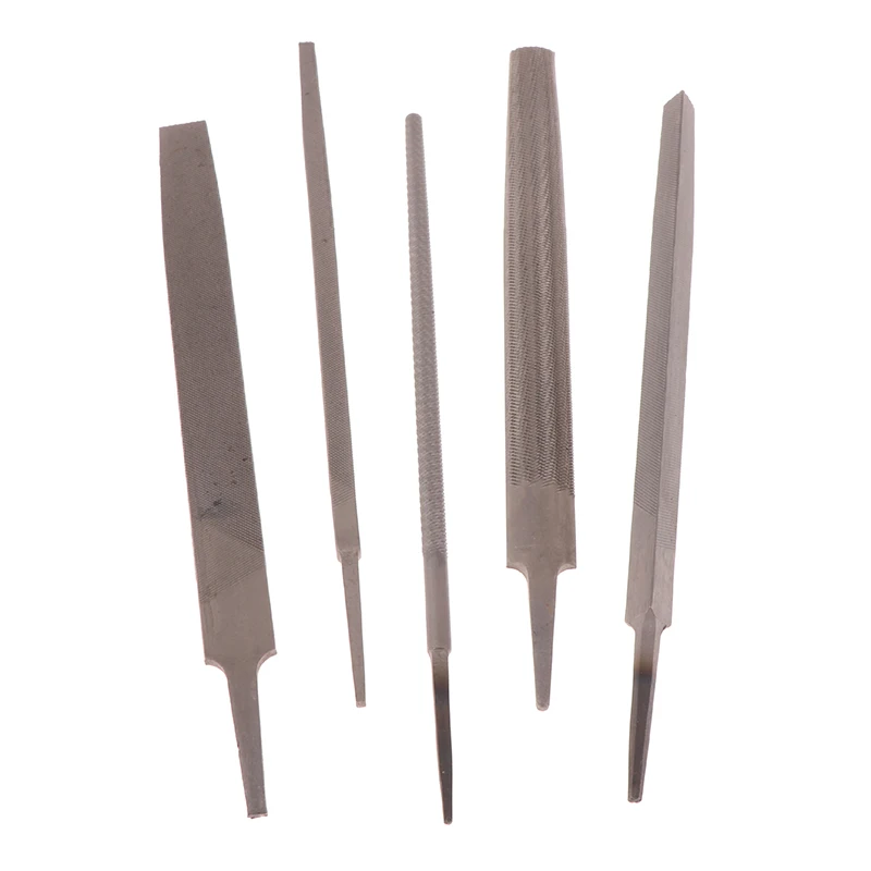 1PCS For Metalworking Woodworking Steel Rasp File Flat 6 Inch Industrial Steel Files Set Flat/Round/Half Round/Triangle/Square