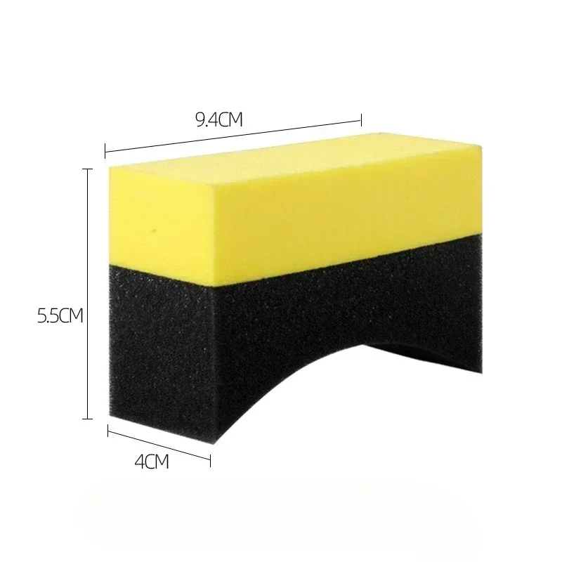 20/1Pcs Car Wheel Cleaning Sponge Tire Wash Wiper Water Suction Sponge Pad Wax Polishing Tyre Brushes Tools Car Wash Accessories