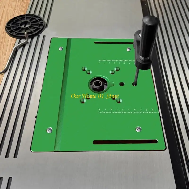 M4YC 다중 트리밍 모델을위한 조절 가능한 목공 장착 플레이트 고정물 지그