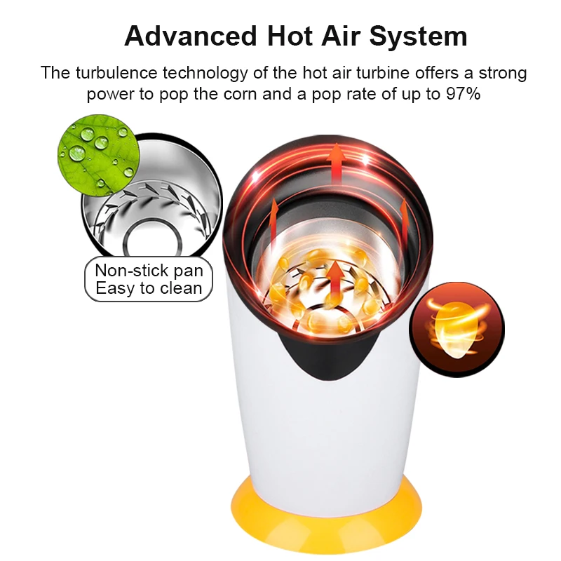Машина для приготовления попкорна в домашних условиях полностью автоматическая маленькая электрическая детская машина для приготовления попкорна
