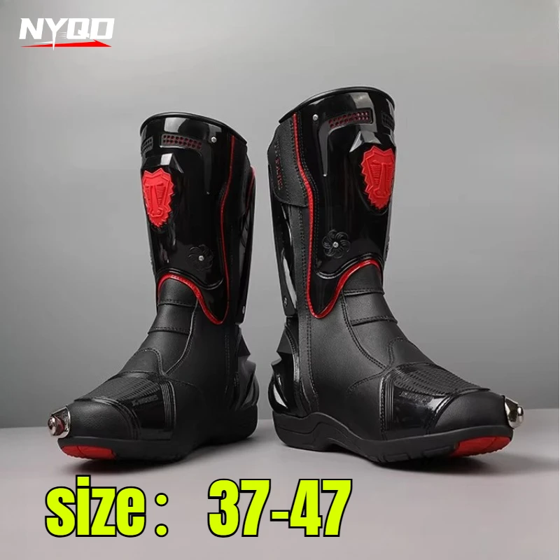 

Мотоботы для гонок и бездорожья, креативные, нескользящие, высокие, профессиональные, водонепроницаемые, для горных велосипедов, кроссовки