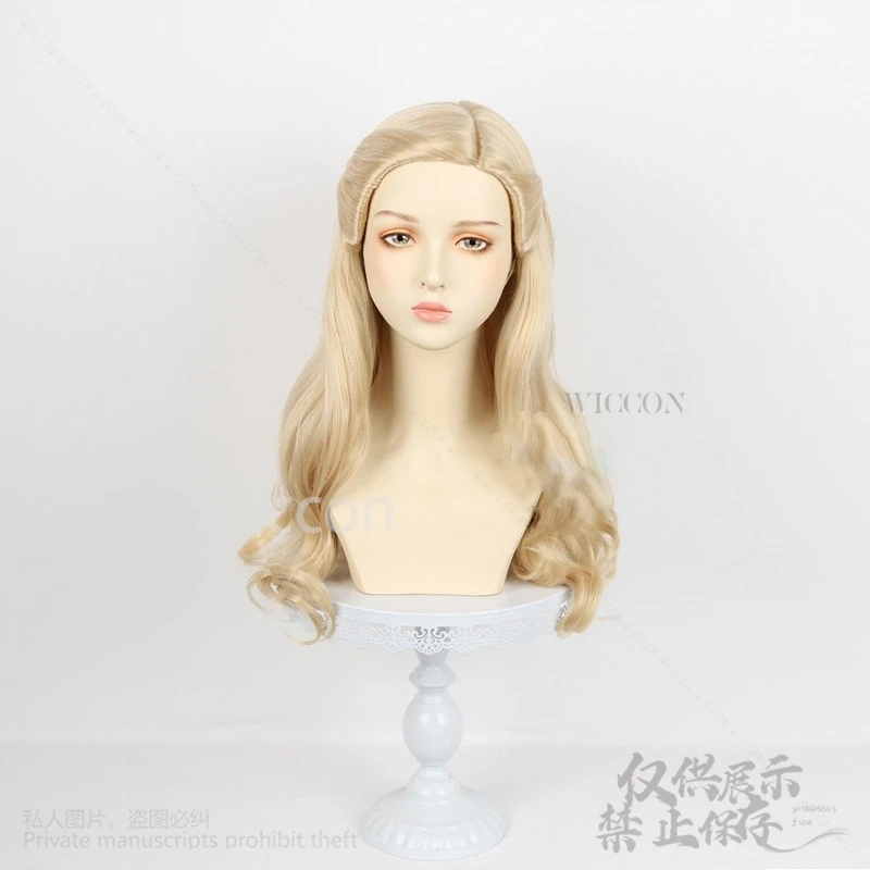 女の子のためのかつら,ロリータのかつら,ハロウィーンのためのカスタマイズされたユニフォーム,クリスマスパーティー,アニメ映画,ピンクのバウンス袖のドレスを備えたブリンダコスプレ衣装