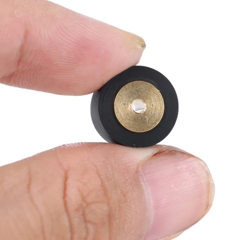 Lettore nastri Puleggia per cinghia Ruota movimento Rullo presa in gomma 14.2x8/11.8x7/13.5x8mm per registratori